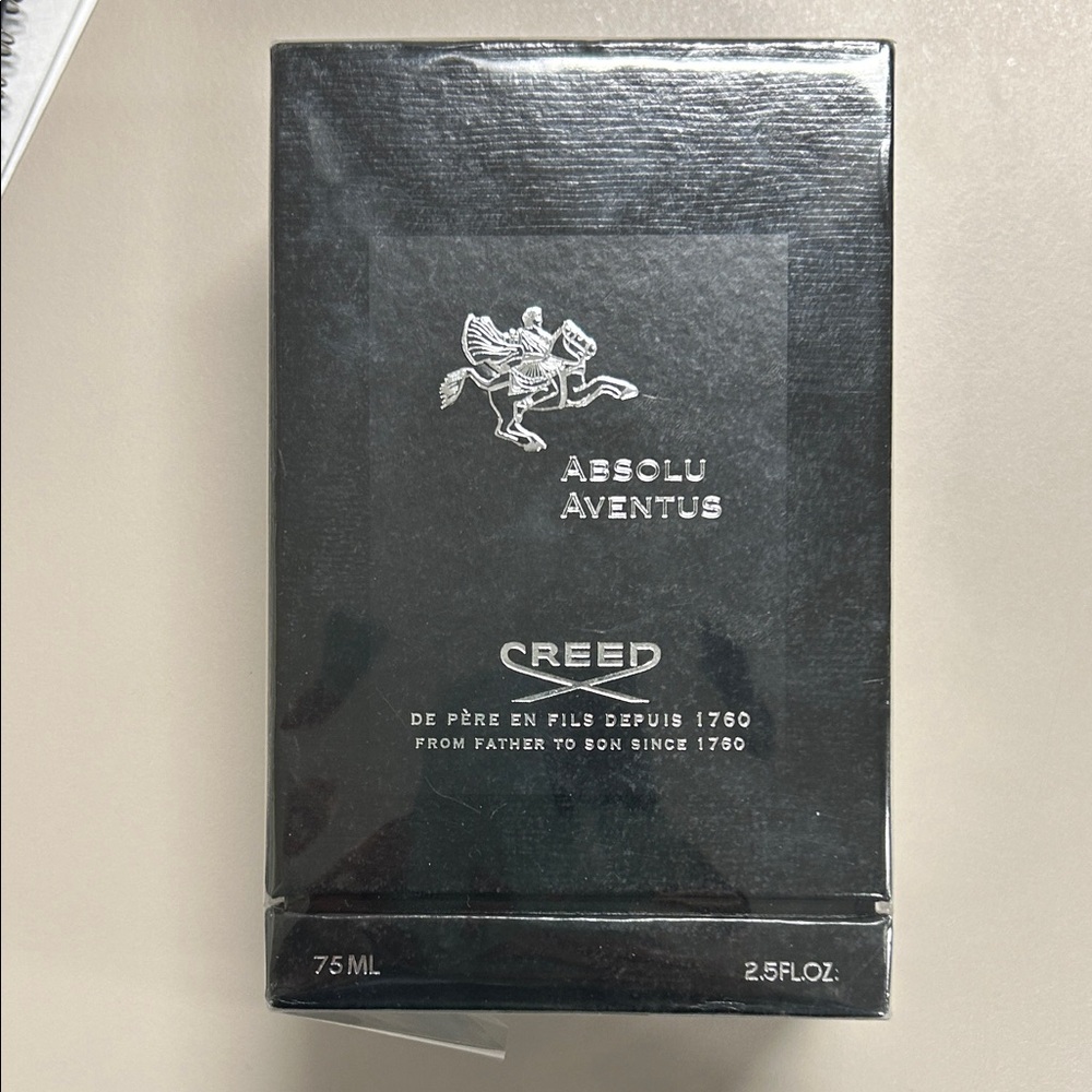 Creed Aventus Absolu Black and Silver Box